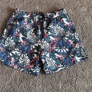 Aeropostale Tropical Leaf Print Shorts